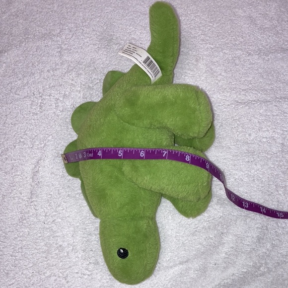 Kellytoy plush green rattle stegosaurus dinosaur - Picture 7 of 7